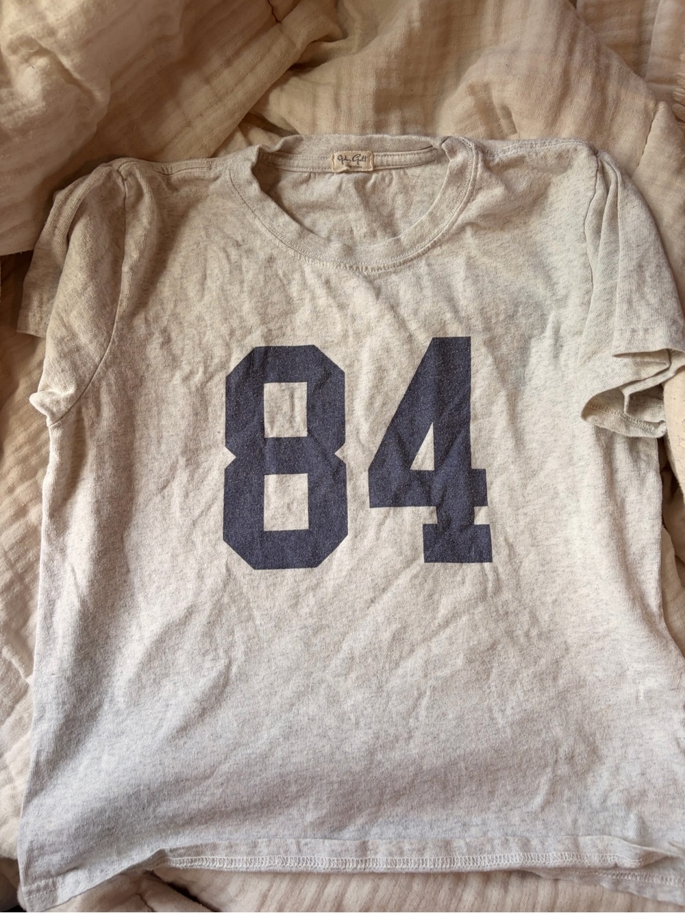 Brandy Melville Heather Gray '84 Graphic Tee